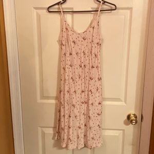White/cream floral dress